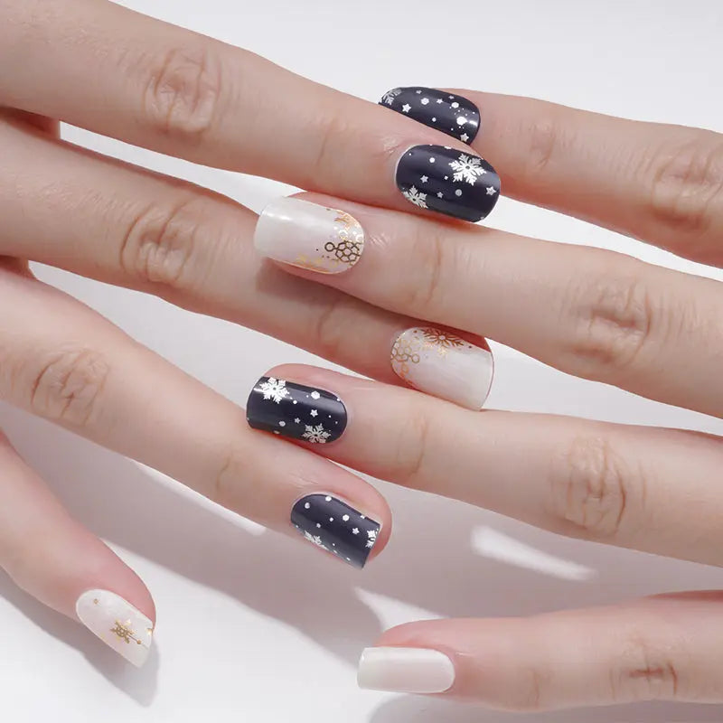 Arctic Luxe Semi Cured Gel Nail Strips - NG200042