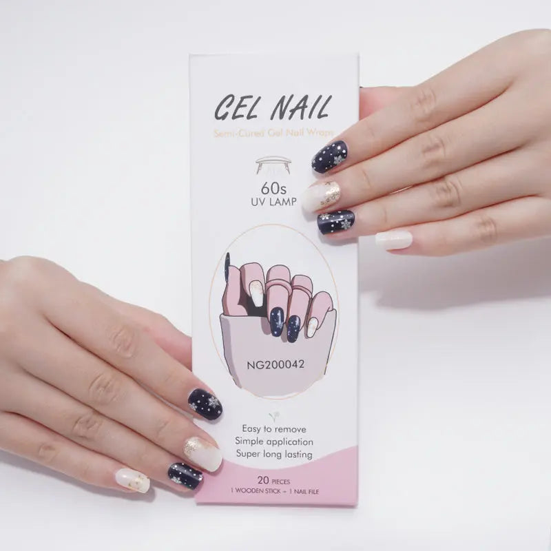 Arctic Luxe Semi Cured Gel Nail Strips - NG200042