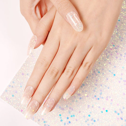 Candy Dots Semi Cured Gel Nail Strips - NG200260